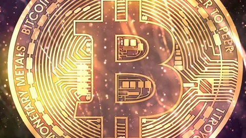 Bitcoin cryptocurrency Video stock 88601624