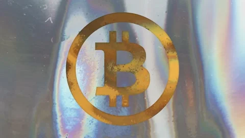 Bitcoin Cryptocurrency Holographic Background Loop Stock-Footage 172273750
