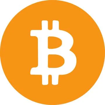 Bitcoin Cryptocurrency logo vector icon. . Crypto currency coin money symbols Illustrazione stock
