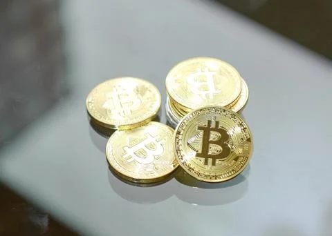 Bitcoin Cryptocurrency Stock Photos