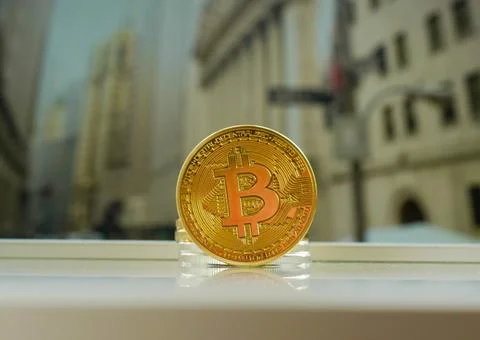 Bitcoin Cryptocurrency Stock Photos