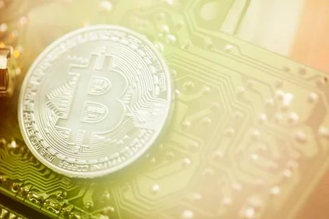 Bitcoin cryptocurrency Stock Photos
