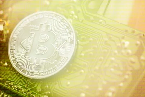 Bitcoin cryptocurrency Stock Photos