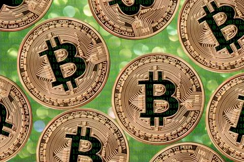 Bitcoin cryptocurrency Stock Photos