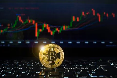 Bitcoin cryptocurrency Stock Photos