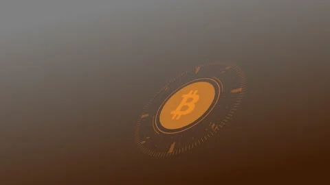 Bitcoin cryptocurrency presentation background Stock Footage 212206229