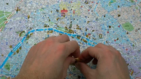 Bitcoin cryptocurrency spinning on the map Stock Footage 92441808