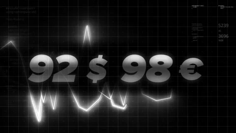Bitcoin cryptocurrency stock market data chart graph on market exchange. Motion 動画素材 197335366