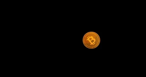 Bitcoin currency with alpha channel Stock-Footage 104013010