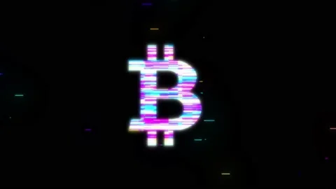 Bitcoin currency symbol, Encryption Keys. Motion graphics. Video stock 158823086