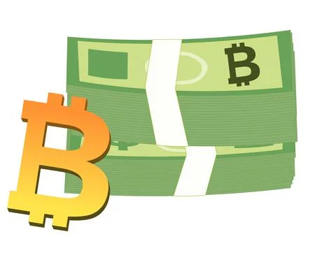 Bitcoin currency vector illustration Stock Illustration