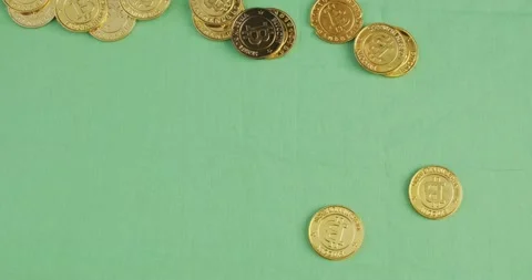 Bitcoin digital crypto currency Video stock 146428531