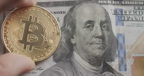 Bitcoin digital crypto currency 스톡 동영상 146428715