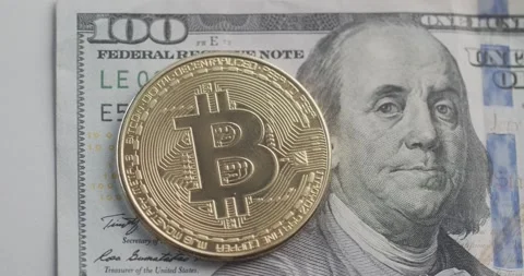 Bitcoin digital crypto currency Video stock 146428756