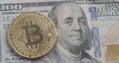 Bitcoin digital crypto currency Video stock 146428771
