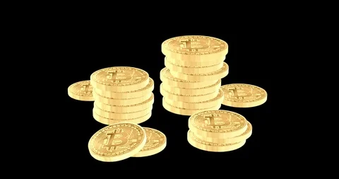 Bitcoin Digital Currency Stock-Footage 104014178