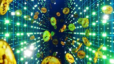 Bitcoin Digital Currency Stock Photos