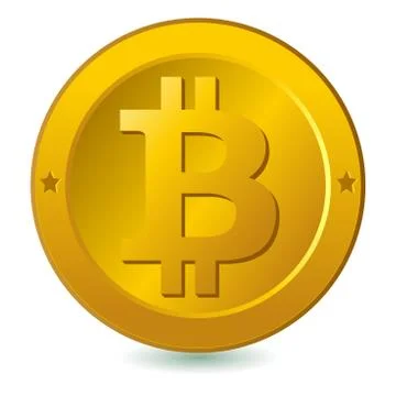 Bitcoin digital currency. Vector illustration Stock Illustration
