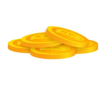 Bitcoin digital wallet. Crypto currency, crypto currency coin. Bitcoin exchang. Stock Illustration