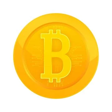 Bitcoin digital wallet. Crypto currency, crypto currency coin. Bitcoin exchange Stock Illustration