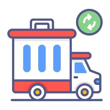 Bitcoin ecosystem vector design in modern style, easy to use icon Stock Illustration