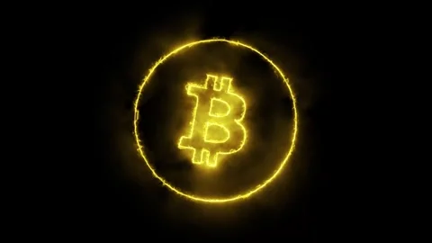 Bitcoin Energy Animation Stock Footage 241176298