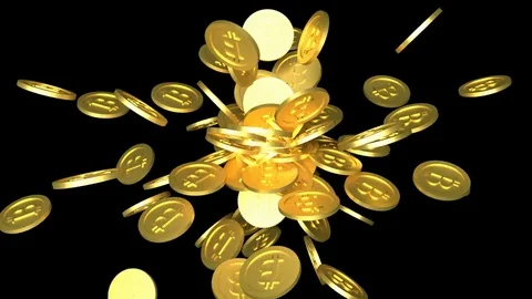 Bitcoin Explosion 스톡 동영상 84775205