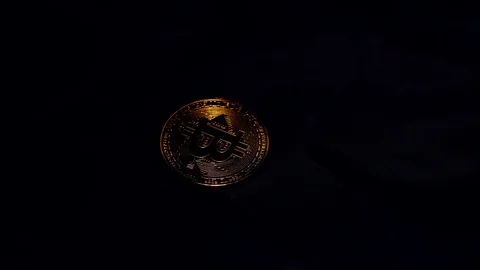 The Bitcoin Falling Video stock 83835375