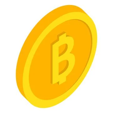 Bitcoin flat vector icon. Crypto currency coin. Cryptocurrency emblem. Web an Illustrazione stock