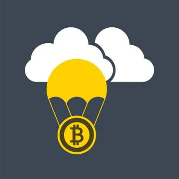 Bitcoin flat vector.logo finance Stock Illustration