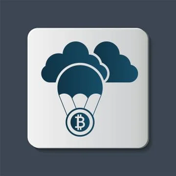 Bitcoin flat vector.logo finance Stock Illustration