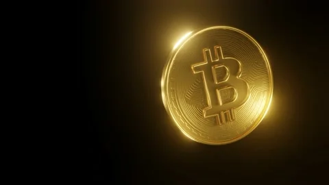 Bitcoin flipping - 4K Resolution Stock Footage