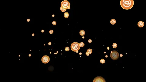 Bitcoin Stock Footage 84690848