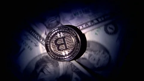 Bitcoin Stock Footage 85234976