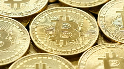 Bitcoin Stock Footage 90730053