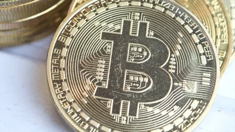 Bitcoin Stock Footage 102872461