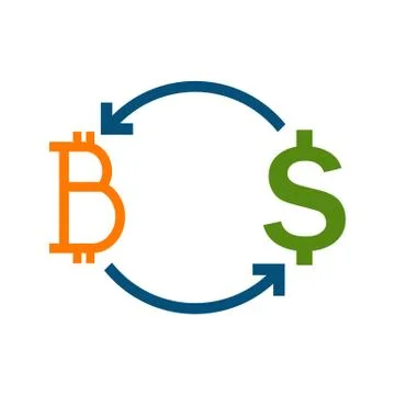 Bitcoin Fund Transfer Exchange Vector Illustration Graphic Stock Illustration