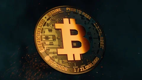 Bitcoin Furnace 1 Stock Footage
