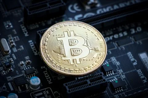 Bitcoin Future Of Money Stock Photos