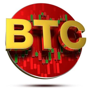 Bitcoin gold.(with Clipping Path). Stock Illustration