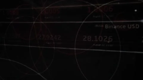 Bitcoin graph moving on the black background Stock Footage 195946960