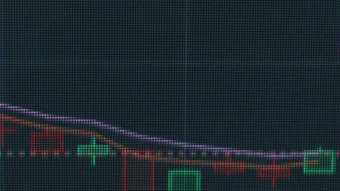 Bitcoin growth on the exchange chart. 스톡 동영상 143834207