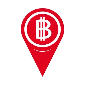 Bitcoin icon design Stock Illustration