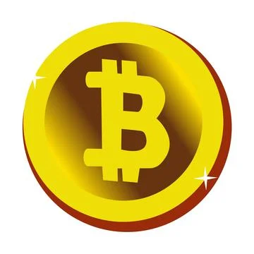 Bitcoin icon. Flat design vector bitcoin icons Stock Illustration