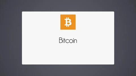 Bitcoin icon Stock Footage 40884044