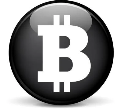 Bitcoin icon Stock Illustration
