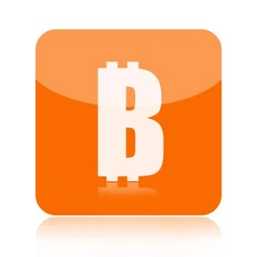Bitcoin icon Illustrazione stock