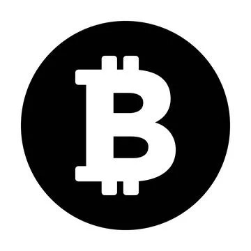 Bitcoin icon vector cryptocurrency symbol for digital asset and wallet Stock Illustration