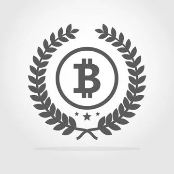Bitcoin icon. Vector illustration Stock Illustration