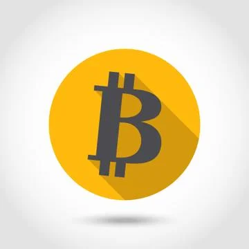 Bitcoin icon vector illustration Stock Illustration